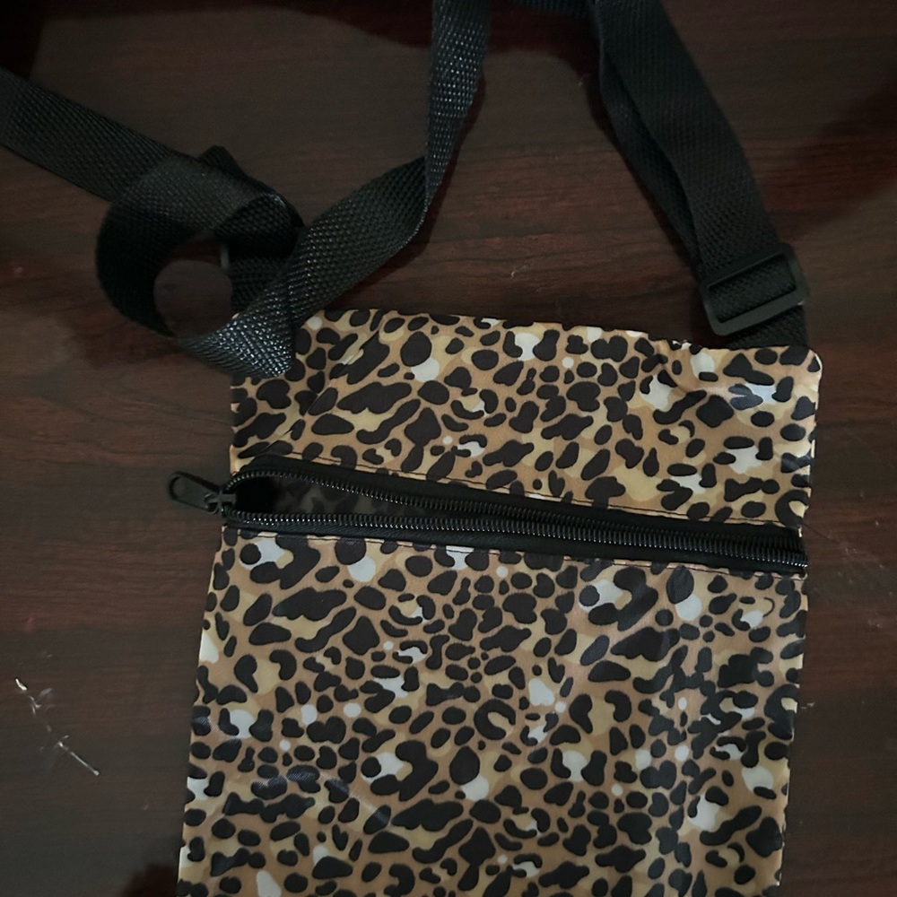 Leopard Print Crossbody Bag